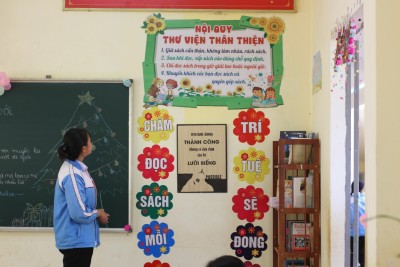 Góc thư Viện lớp của Trường THCS Đan Phượng Năm học 2024-2025
