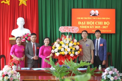 Đại hội Chi Bộ nhiệm kỳ 2025-2027 Trường THCS Đan Phượng